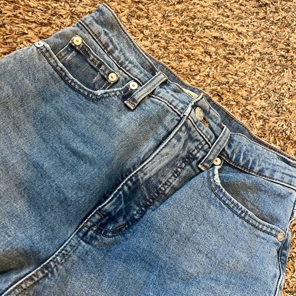 Madewell The Mom Jean women's medium wash jeans size 25 - Picture 3 of 6